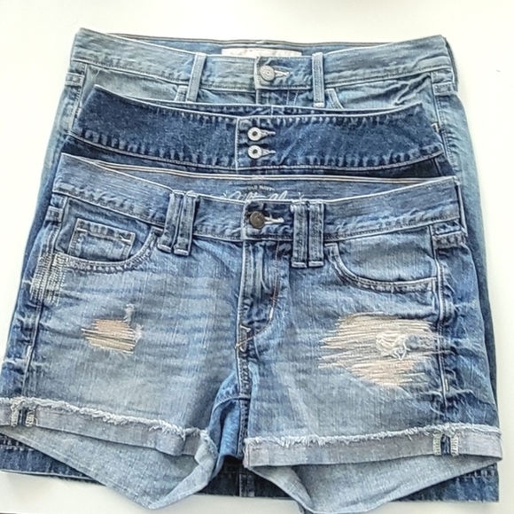 Old Navy Denim - Three Bundle. Jean Shorts and Denim Mini Skirts.